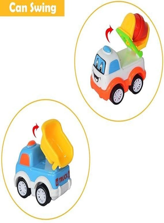 HDA GROUP Unbreakable Pull Back Vehicles| Push and Go Crawling Toy for Kids & Children - Realistic Design Vehicle Toy for Kids 3+ Years for Indoor & Outdoor Play(Multicolor) - Image 2